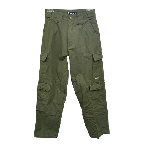 Pudala Uniforms Cargo Pants Men’s 28x30 Olive Green Durable All Day Utility Wear - Picture 1 of 5